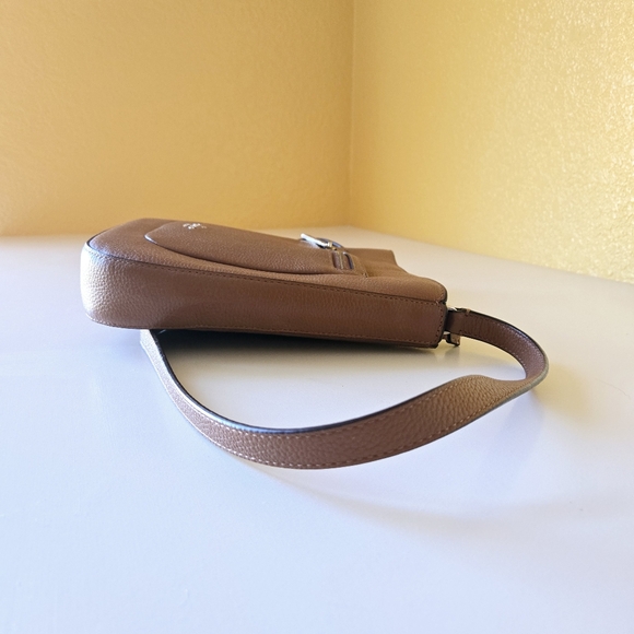 Kate Spade Leila Top Zip Shoulder Crossbody bag Pebble Leather Gingerbread Brown - Picture 8 of 15